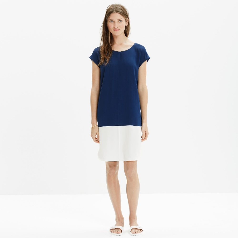 Madewell Layout Tunic Dress in Colorblock Sz M